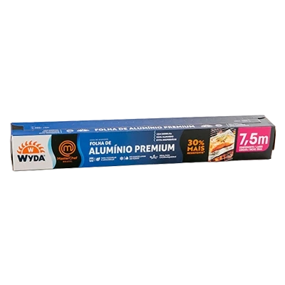 Folha de Alumínio Premium Masterchef 7,5m x 45cm